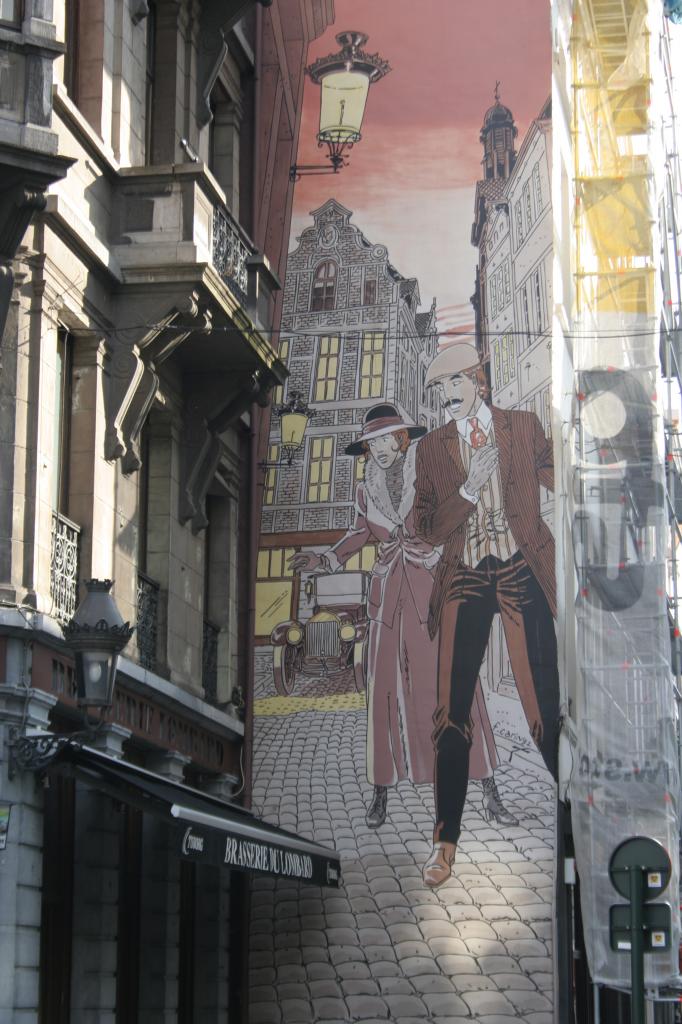 Bruxelles -  Rue du Marché au Charbon. 